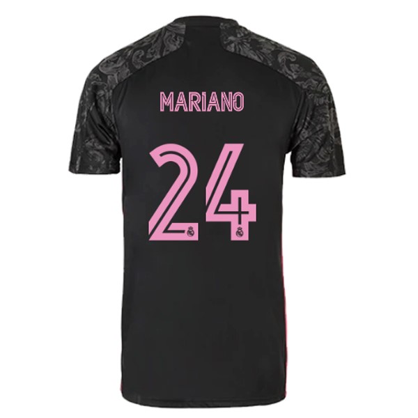 Camiseta Real Madrid Replica Tercera Ropa NO.24 Mariano 2020/21 Negro